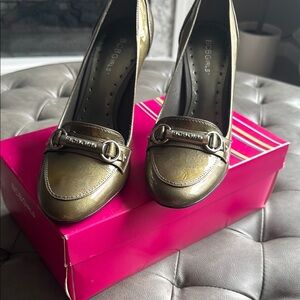 BCBGirls Olive Green Loafers
